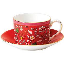 Wedgwood Wonderlust Crimson Jewel Cup & Mug 5fl oz