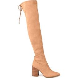 Journee Collection Paras Wide Calf - Tan