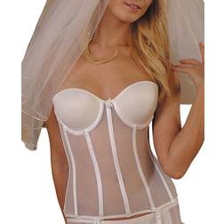 Carnival Strapless Bustier - White