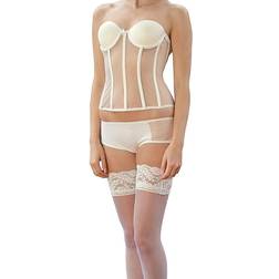 Carnival Strapless Bustier - Ivory