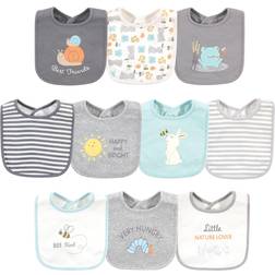 Hudson Cotton Bibs Best Friends 10-pack