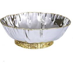 Classic Touch Crumpled Bowl 11"