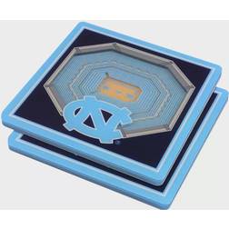 YouTheFan North Carolina Tar Heels 3D StadiumViews Coaster 2pcs