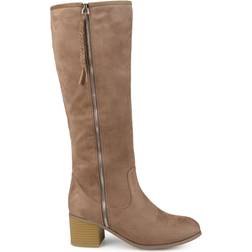 Journee Collection Sanora Wide Calf - Taupe