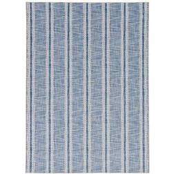 Linon Washable Beige, Blue 60x84"