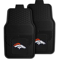 Fanmats Denver Broncos Heavy Duty Vinyl Car Mat 2-pack