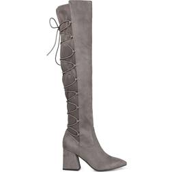 Journee Collection Valorie Extra Wide Calf - Grey