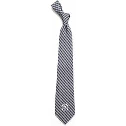 Eagles Wings Gingham Tie - New York Yankees