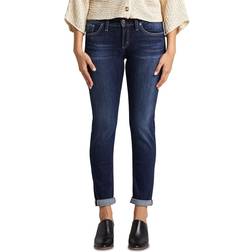 Silver Jeans Boyfriend Mid Rise Slim Leg Jeans - Indigo