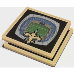 YouTheFan New Orleans Saints 3D StadiumViews Untersetzer 2Stk.