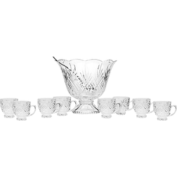 Godinger Dublin Punch Bowl 10pcs