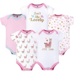 Hudson Baby Cotton Bodysuits 5-pack - Little Llama (10153568)