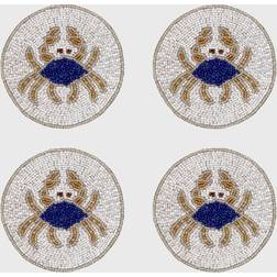 Joanna Buchanan Crab Coaster 10.16cm 4pcs