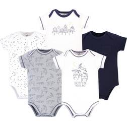 Touched By Nature Organic Cotton Bodysuits 5-pack - Constellation (10166915)
