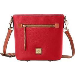 Dooney & Bourke Pebble Grain Small Zip Crossbody Bag - Red