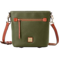 Dooney & Bourke Pebble Grain Small Zip Crossbody Bag - Olive