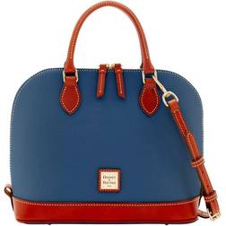 Dooney & Bourke Pebble Grain Zip Zip Satchel - Jeans