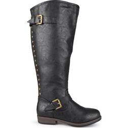 Journee Collection Spokane Medium Calf - Black