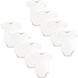 Touched By Nature Organic Cotton Short Sleeve Bodysuits 8-pack - White