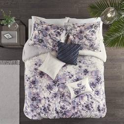 Madison Park Enza Bedspread Purple (228.6x228.6)