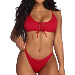 Windsor Set It Off Swim Top - Red