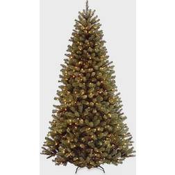 National Tree Company North Valley Spruce Pre-Lit Hinged Christmas Tree 90"