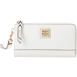 Dooney & Bourke Saffiano Folded Zip Wristlet - Off White