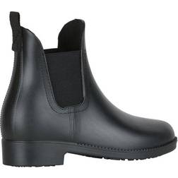 Horze Kid's Bonn Rubber Paddock Boots - Black