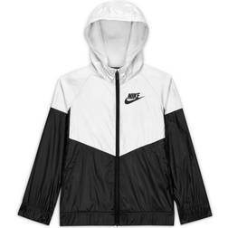 Nike Sportswear Windrunner Kids - White/Black/Black (DB8521-100)