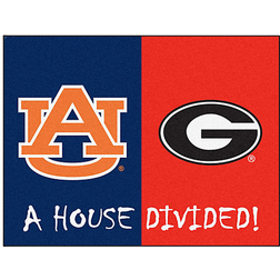 NCAA House Divided Red, Blue 33.75x42.5"