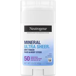 Neutrogena Ultra Sheer Face & Body Mineral Sunscreen Stick SPF50 42g