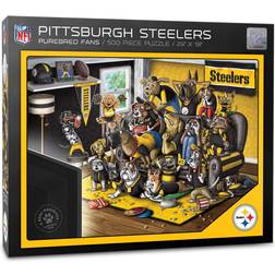 YouTheFan Pittsburgh Steelers Purebred Fans A Real Nailbiter 500-Piece Puzzle