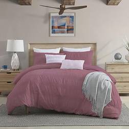 Moselle Ruched Waffle 2-pack Duvet Cover Pink (233.68x172.72)