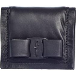 Ferragamo Viva Bow Card Holder - Black