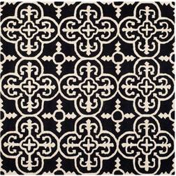 Safavieh Cambridge Collection Beige, Black 72x72"
