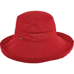 Scala Women's Big Brim Sun Hat - Red