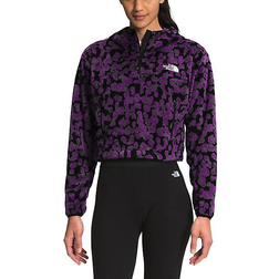 The North Face Women’s Printed Osito ¼ Zip Hoodie - Gravity Purple Leopard Print