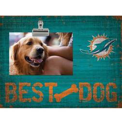 Fan Creations Miami Dolphins Best Dog Clip Photo Frame