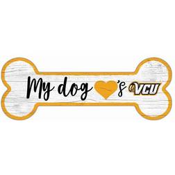 Fan Creations VCU Rams Team Dog Bone Sign Board