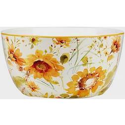 Certified International Sunflowers Forever Soup Bowl 11" 1.498gal