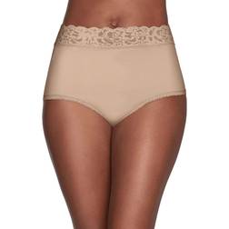 Vanity Fair Flattering Lace Brief - Rose Beige