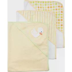 Spasilk Hooded Towels 3-pack Duck Yellow