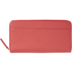 Royce RFID Blocking Continental Wallet - Red