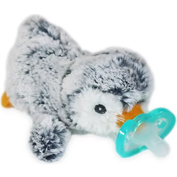 RaZbaby JollyPop Pacifier Paci/Teether Holder Penguin