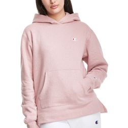 Champion Reverse Weave Open Bottom Hoodie - Pink Beige