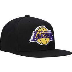 Mitchell & Ness Los Angeles Lakers English Dropback Snapback Hat Men - Black