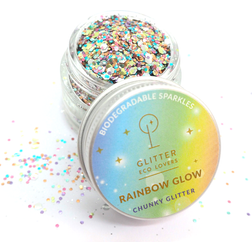 Glitter Eco Lovers Chunky Glitter Rainbow Glow 15ml