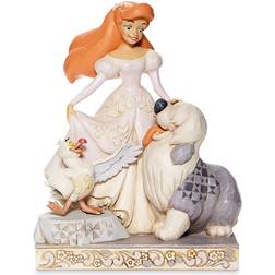 Disney White Woodland Ariel Jim Shore Statue Brown/Orange/Gray One-Size