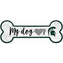 Fan Creations Michigan State Dog Bone Sign Board