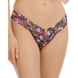 Hanky Panky Low-Rise Printed Lace Thong - Confetti Floral